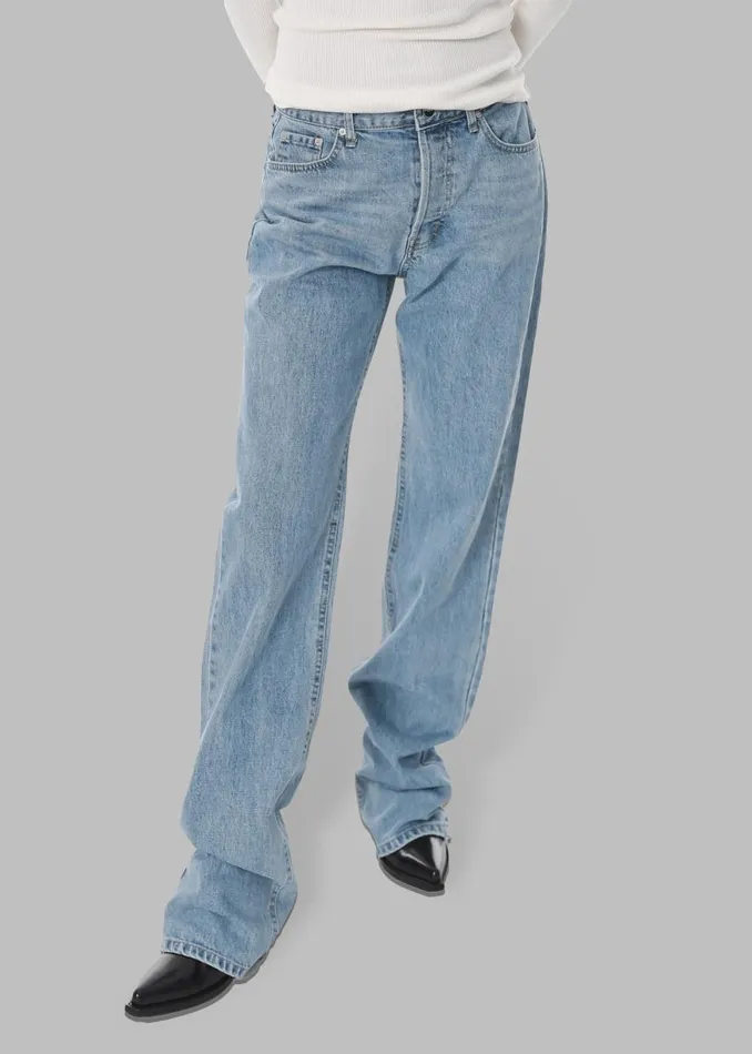 The Frankie Shop Susanna Jeans 8211 Light Wash Shop Clothing