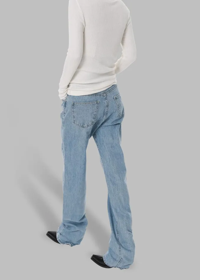 The Frankie Shop Susanna Jeans 8211 Light Wash Shop Clothing