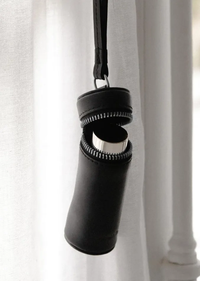 The Frankie Shop TFS Lipstick Case 8211 Black Shop Accessories