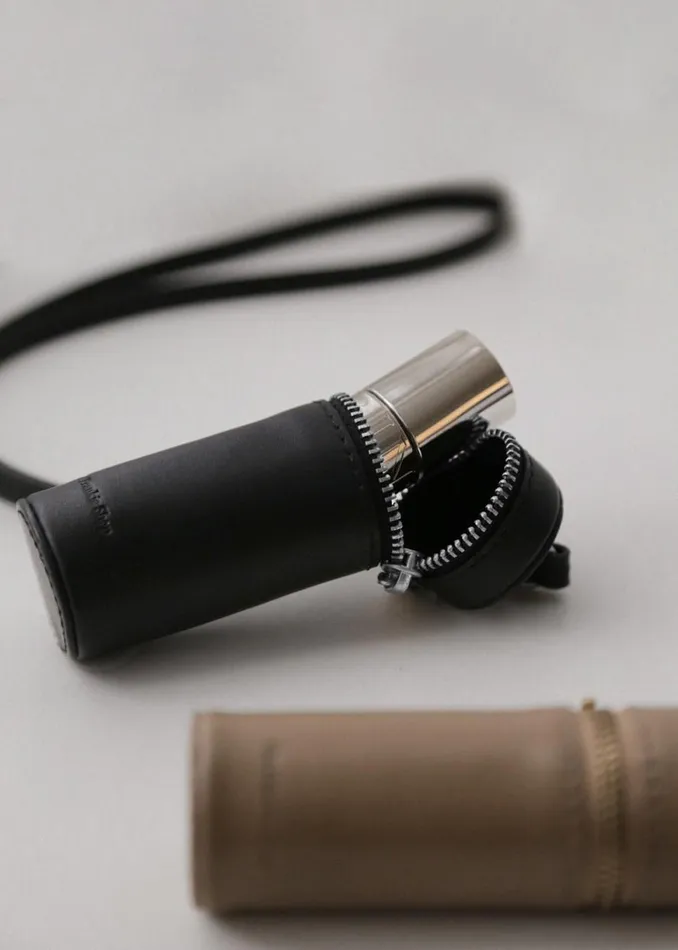 The Frankie Shop TFS Lipstick Case 8211 Black Shop Accessories