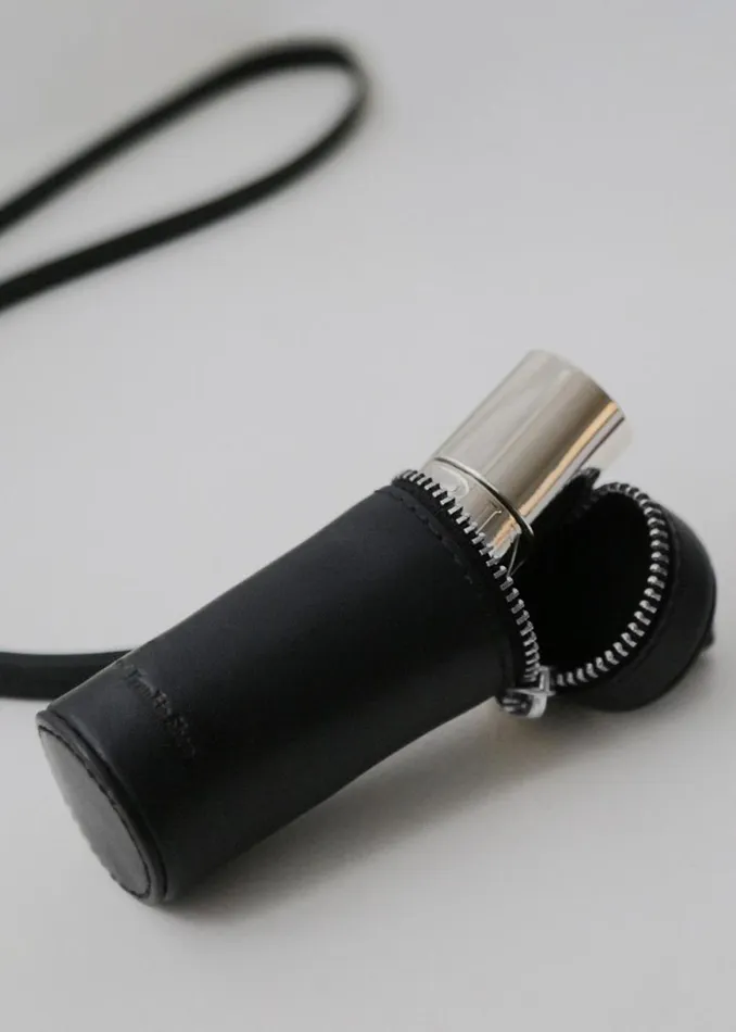 The Frankie Shop TFS Lipstick Case 8211 Black Shop Accessories