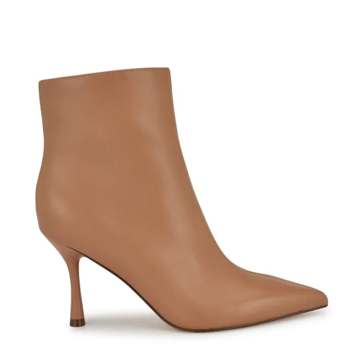 Therin Dress Booties Natural Leather Women Nine West Boots and Booties