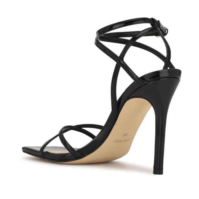 Tidle Ankle Strap Sandals Black Women Nine West Sandals