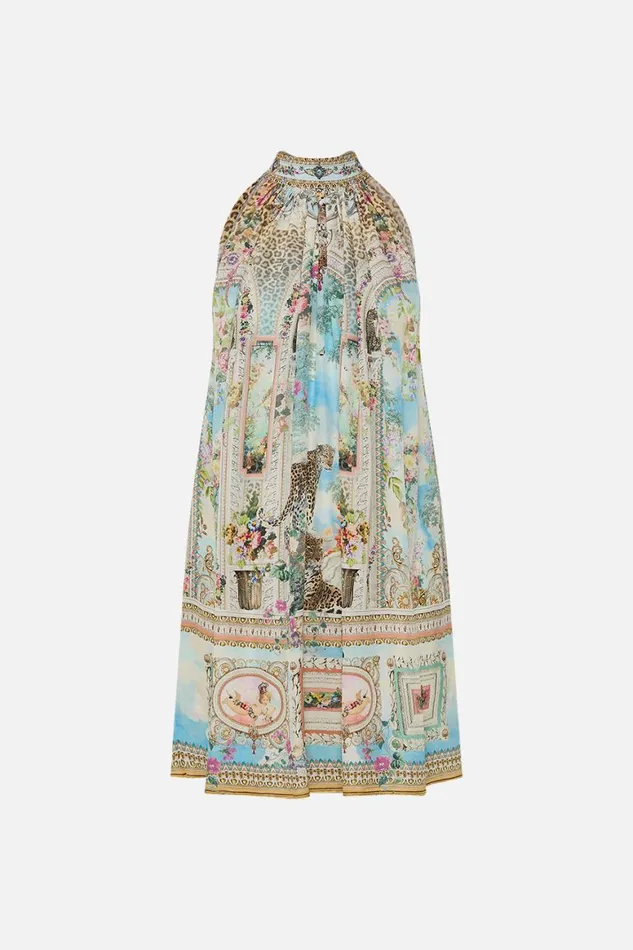 TIE NECK MINI DRESS WE ALWAYS HAVE ALEXANDRIA We Always Have Alexandria Womens Camilla Dresses