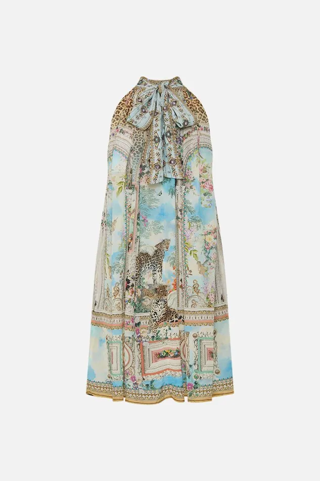 TIE NECK MINI DRESS WE ALWAYS HAVE ALEXANDRIA We Always Have Alexandria Womens Camilla Dresses