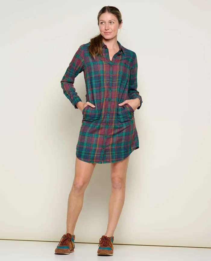ToadandCo Dresses ReForm Flannel Shirtdress Aurora 8211 Women039s
