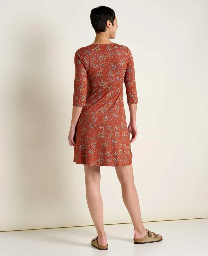 ToadandCo Dresses Rosalinda Dress Cinnamon Seedpod Print 8211 Women039s