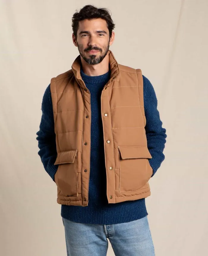 ToadandCo Jackets and Layers Men039s Forester Pass Vest Adobe 8211 Men039s