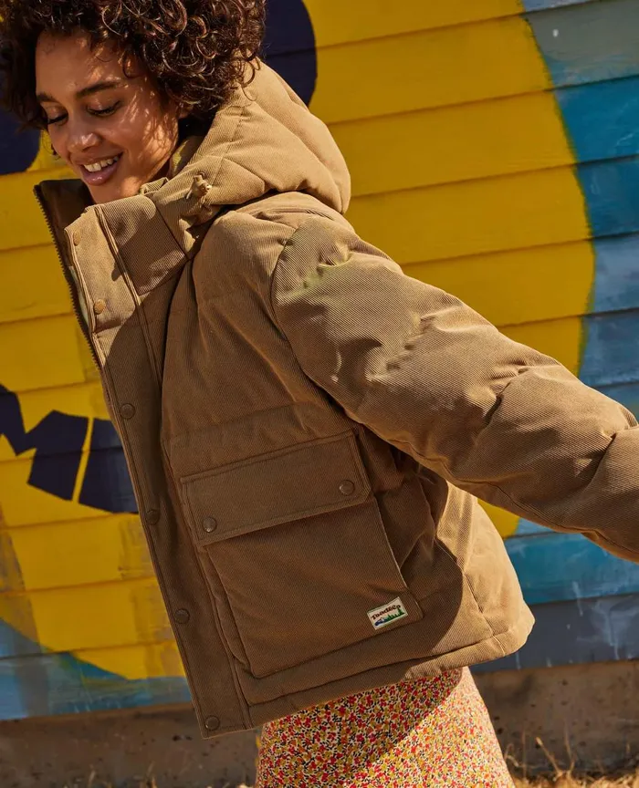 ToadandCo Jackets and Layers Spruce Wood Jacket Honey Brown Cord 8211 Women039s
