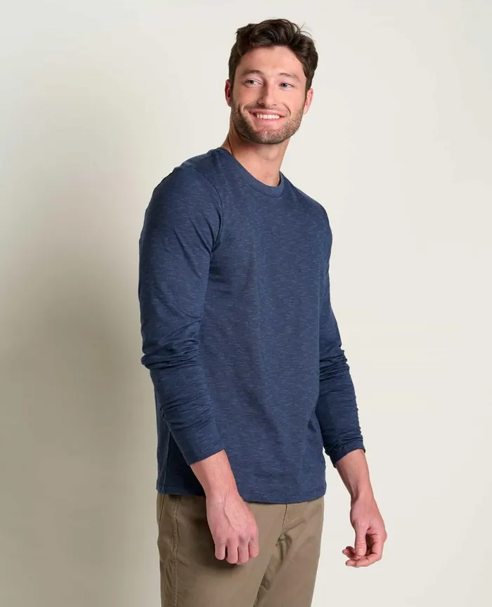 ToadandCo Jackets and Layers Tempo Long Sleeve Crew True Navy 8211 Men039s