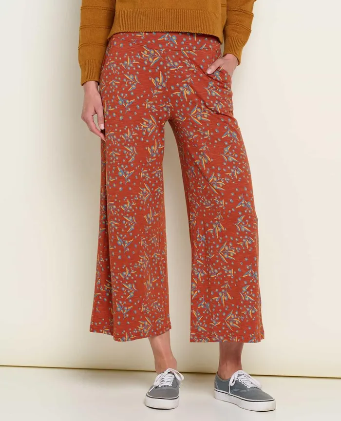 ToadandCo Pants Chaka Wide Leg Pant Cinnamon Seedpod Print 8211 Women039s