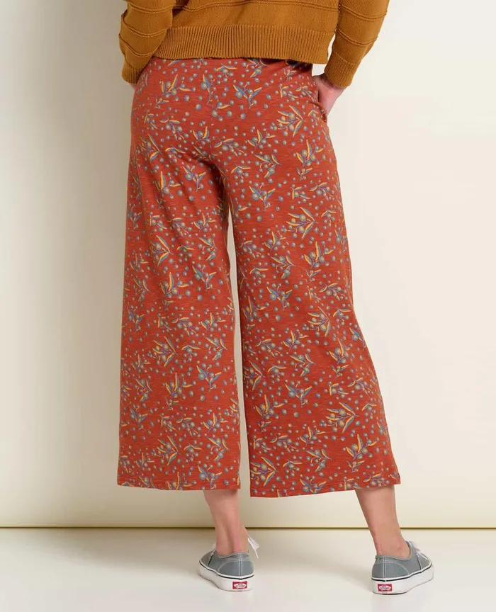 ToadandCo Pants Chaka Wide Leg Pant Cinnamon Seedpod Print 8211 Women039s