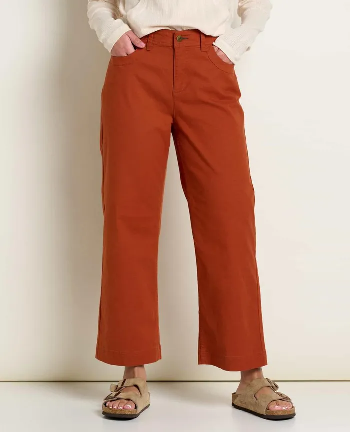 ToadandCo Pants Earthworks Wide Leg Pant Cinnamon 8211 Women039s