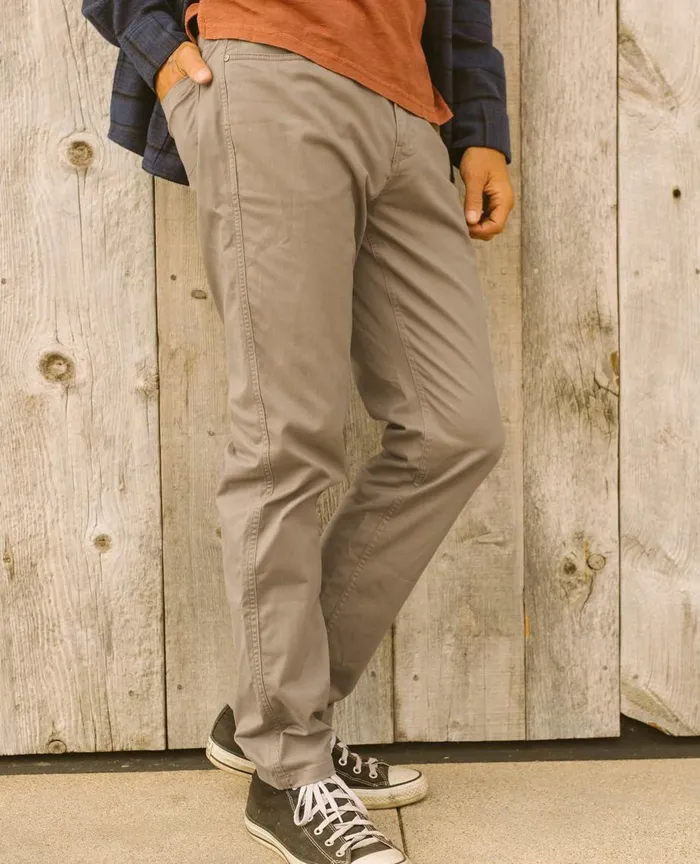ToadandCo Pants Mission Ridge 5 Pocket Lean Pant Dark Chino 8211 Men039s
