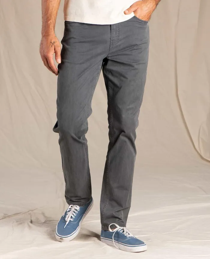 ToadandCo Pants Mission Ridge 5 Pocket Lean Pant Iron Vintage Wash 8211 Men039s