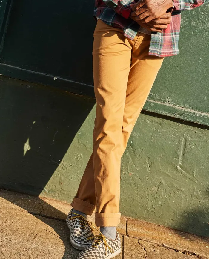 ToadandCo Pants Mission Ridge 5 Pocket Lean Pant Tabac Vintage Wash 8211 Men039s