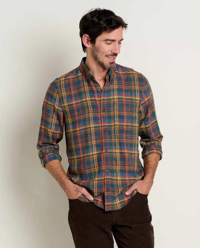 ToadandCo Shirts Airsmyth Long Sleeve Shirt Jasper 8211 Men039s