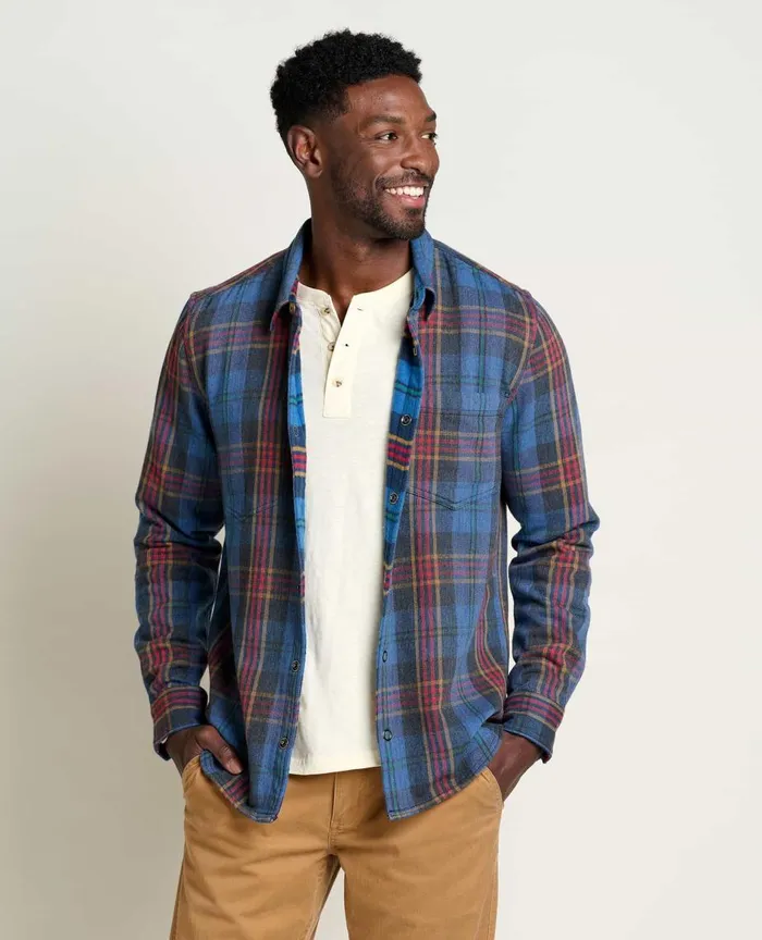 ToadandCo Shirts Over And Out Reversible Long Sleeve Shirt Cornflower 8211 Men039s