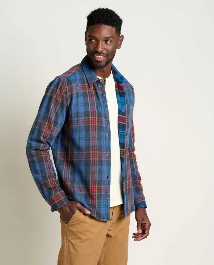 ToadandCo Shirts Over And Out Reversible Long Sleeve Shirt Cornflower 8211 Men039s