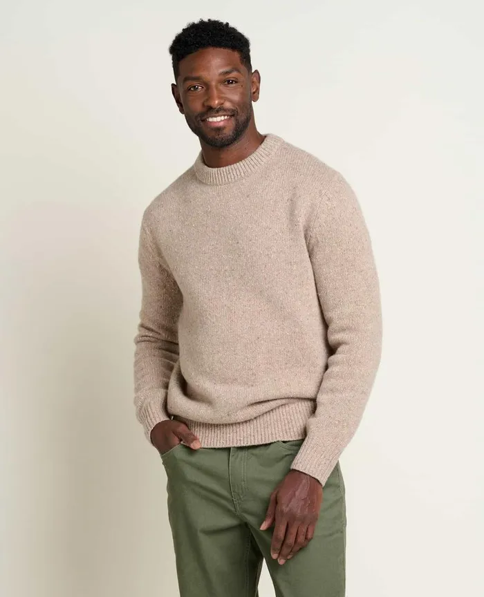 ToadandCo Sweaters Men039s Wilde Crew Sweater Honey Brown 8211 Men039s