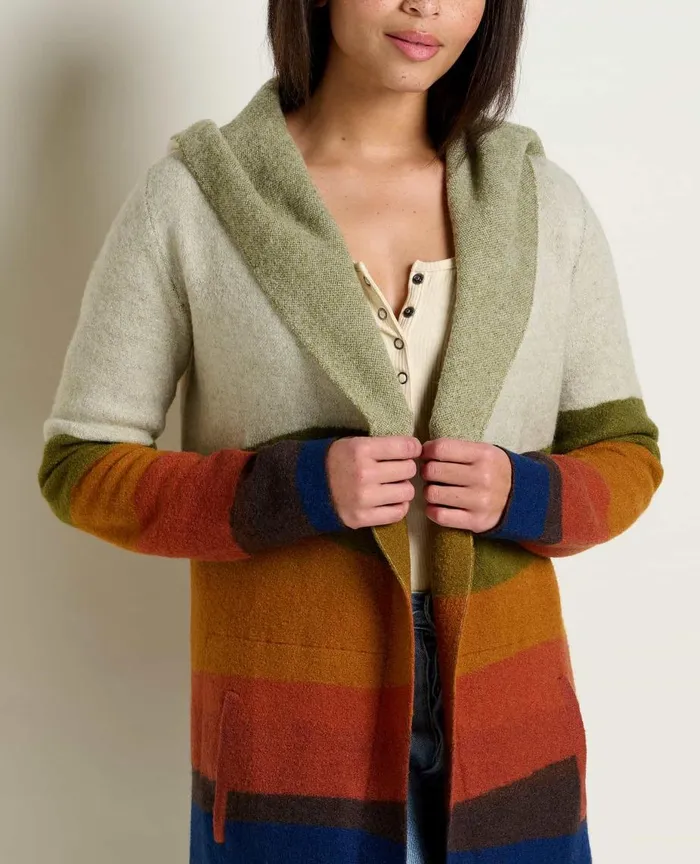 ToadandCo Sweaters Merino Heartfelt Hoodie Cinnamon 8211 Women039s