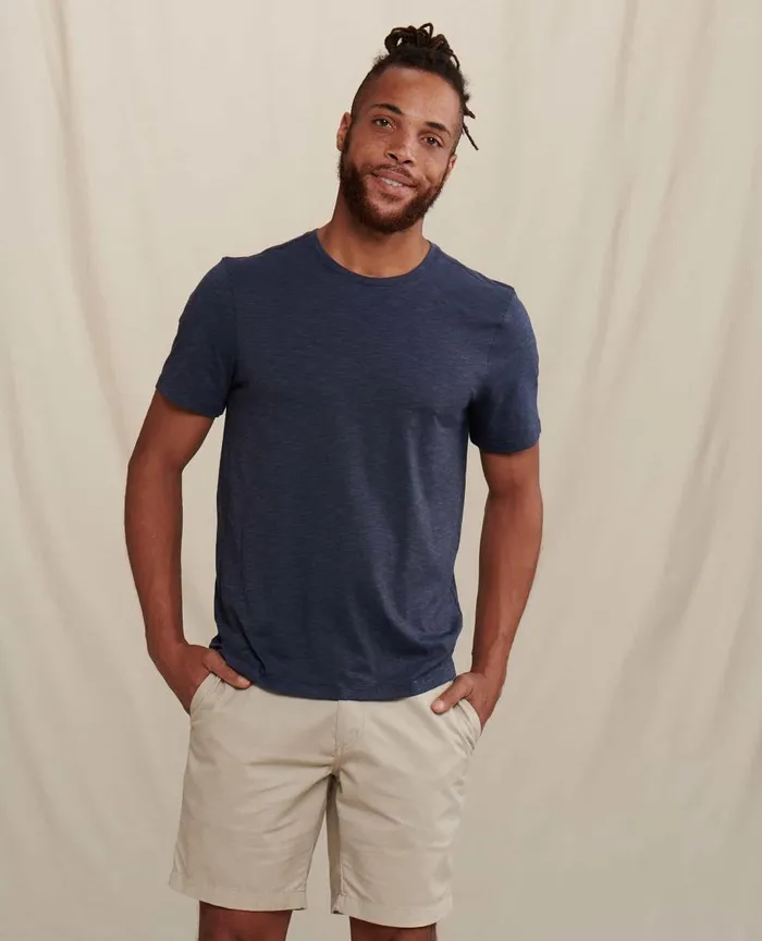 ToadandCo TShirts Tempo Short Sleeve Crew True Navy 8211 Men039s