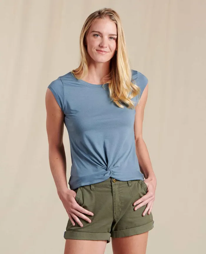 ToadandCo Tops and TShirts Anza Short Sleeve Shirt High Tide 8211 Women039s