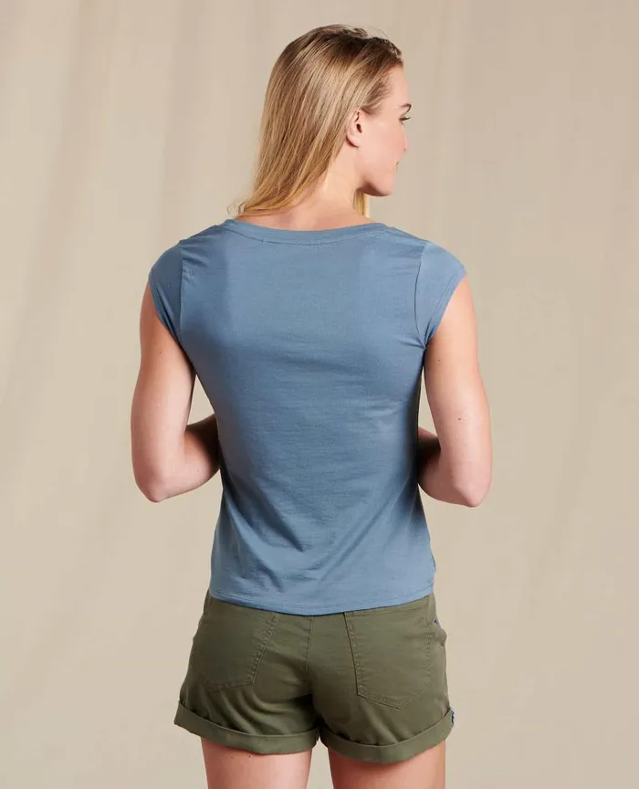ToadandCo Tops and TShirts Anza Short Sleeve Shirt High Tide 8211 Women039s