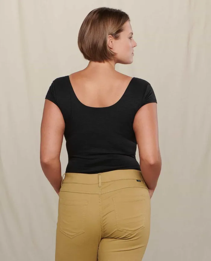 ToadandCo Tops and TShirts Gemma Short Sleeve Bodysuit Black 8211 Women039s