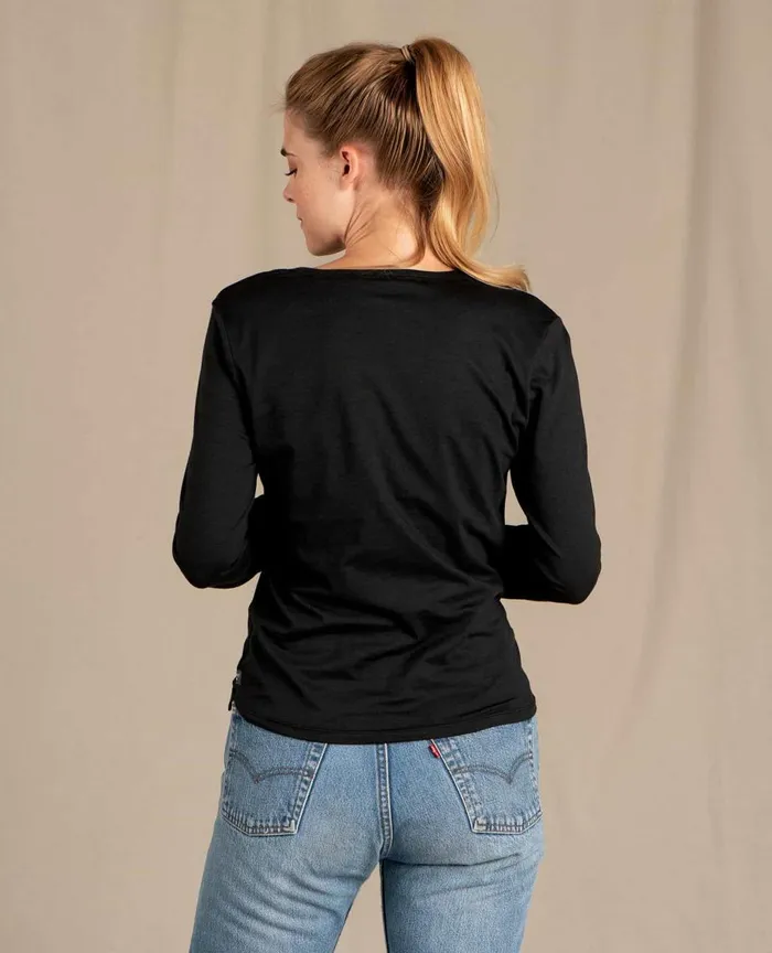 ToadandCo Tops and TShirts Rose Long Sleeve Tee Black 8211 Women039s