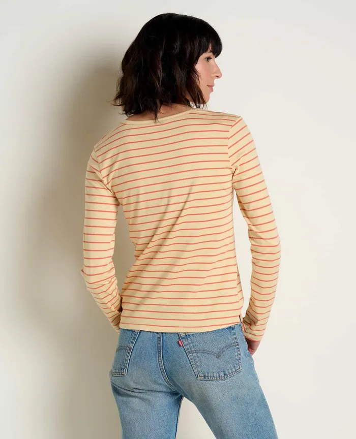 ToadandCo Tops and TShirts Rose Long Sleeve Tee Papaya Bold Stripe 8211 Women039s
