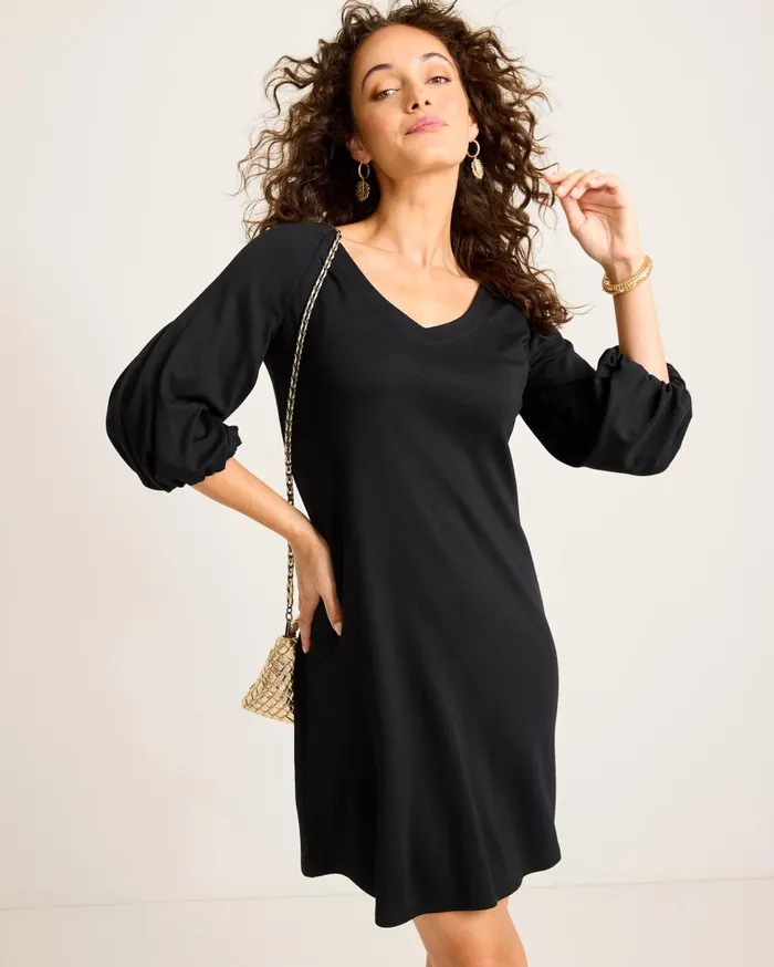 Tommy Bahama Dresses Darcy BalloonSleeve Dress Black 8211 Women