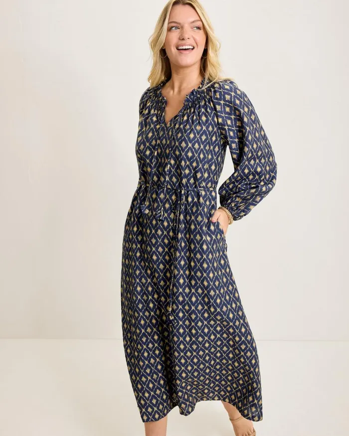 Tommy Bahama Dresses Diamond Cay LongSleeve Maxi Dress Coastline 8211 Women Tommy Bahama Dresses Diamond Cay LongSleeve Maxi Dress Coastline 8211 Women