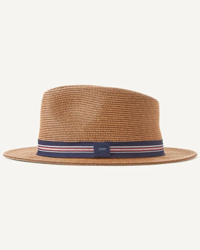 Tommy Bahama Hats and Caps Hester Packable Braid Hat Copper 8211 Men