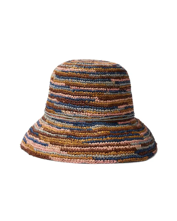 Tommy Bahama Hats and Caps Iris Raffia Bucket Hat Mixed Brown 8211 Women Tommy Bahama Hats and Caps Iris Raffia Bucket Hat Mixed Brown 8211 Women