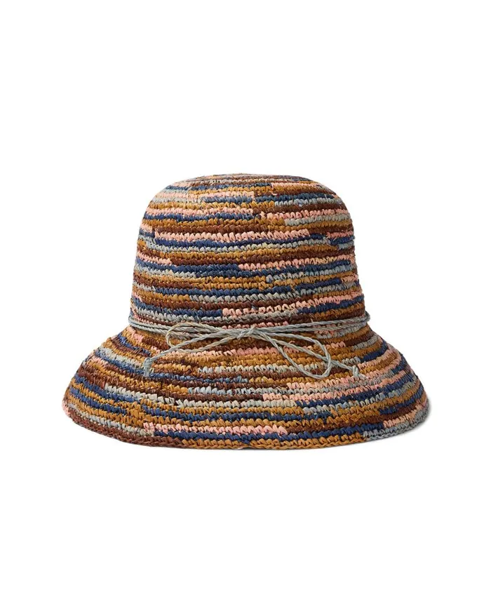 Tommy Bahama Hats and Caps Iris Raffia Bucket Hat Mixed Brown 8211 Women Tommy Bahama Hats and Caps Iris Raffia Bucket Hat Mixed Brown 8211 Women