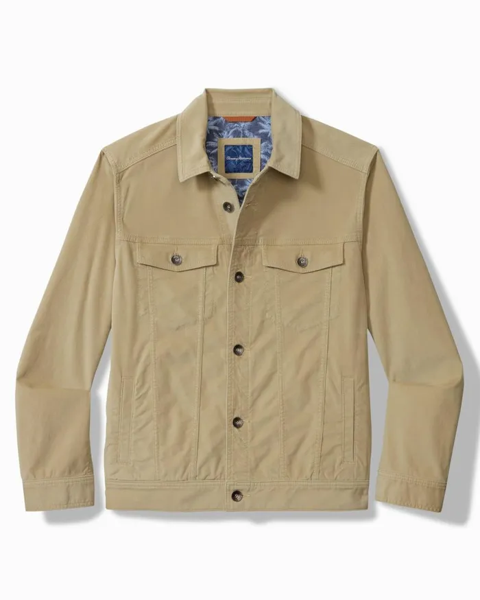 Tommy Bahama Jackets and Outerwear Canyon Cord Trucker Jacket Stone Khaki 8211 Men