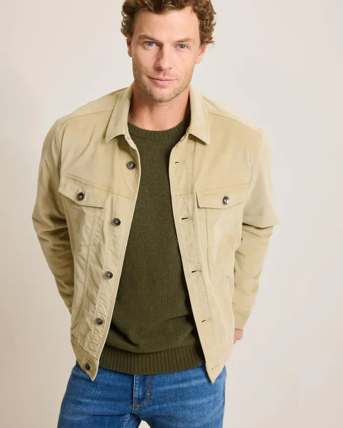Tommy Bahama Jackets and Outerwear Canyon Cord Trucker Jacket Stone Khaki 8211 Men Tommy Bahama Jackets and Outerwear Canyon Cord Trucker Jacket Stone Khaki 8211 Men
