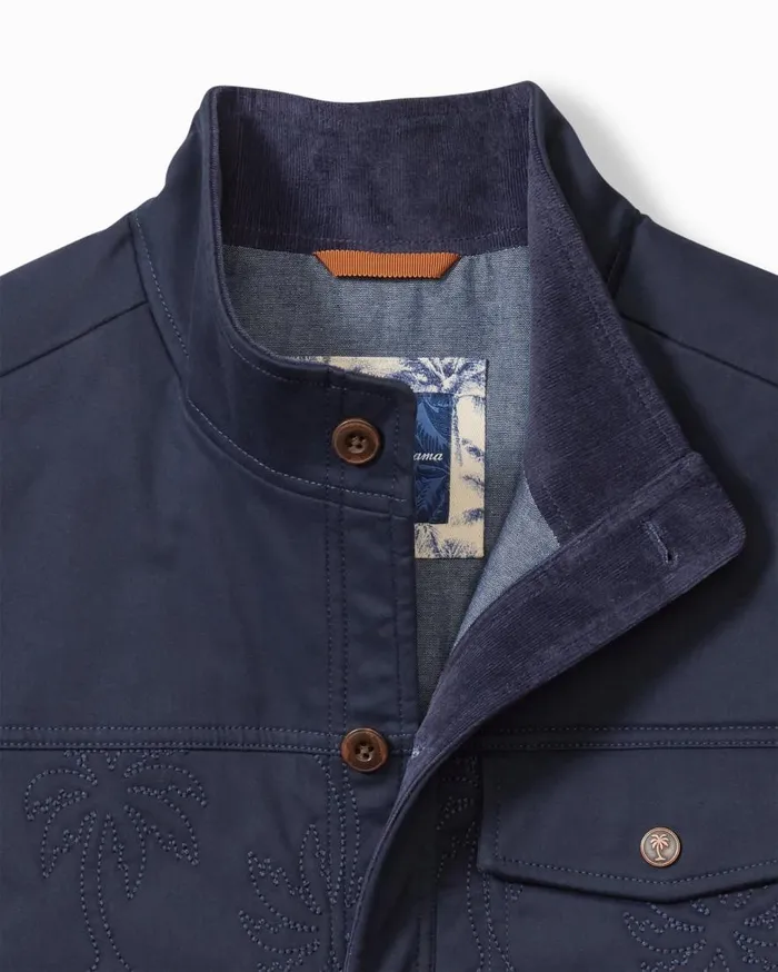 Tommy Bahama Jackets and Outerwear Palisades Palm Quilted Vest Maritime 8211 Men