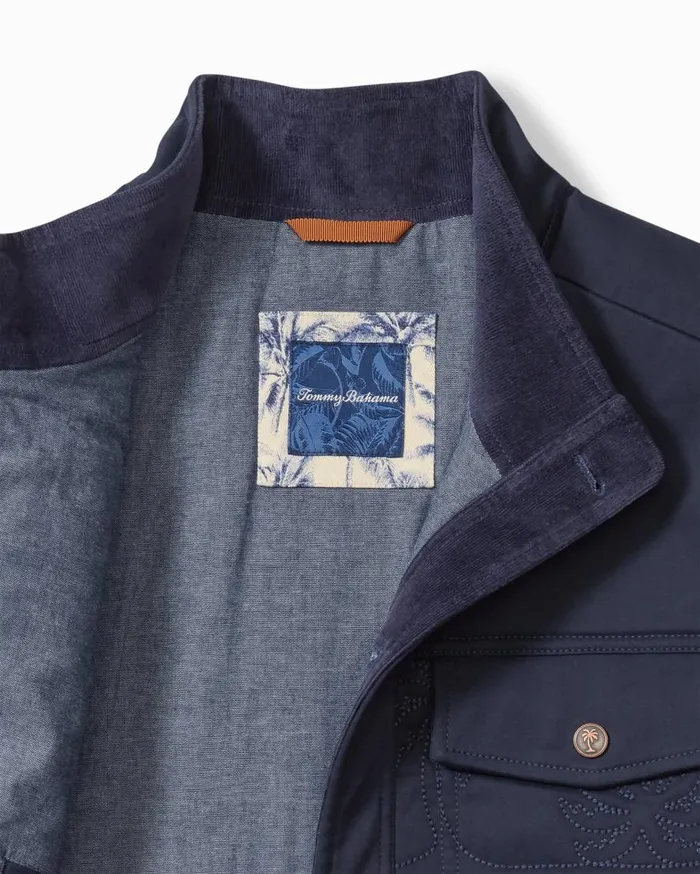 Tommy Bahama Jackets and Outerwear Palisades Palm Quilted Vest Maritime 8211 Men