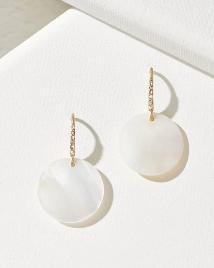 Tommy Bahama Jewelry Madeira MotherofPearl Drop Earrings Gold 8211 Women