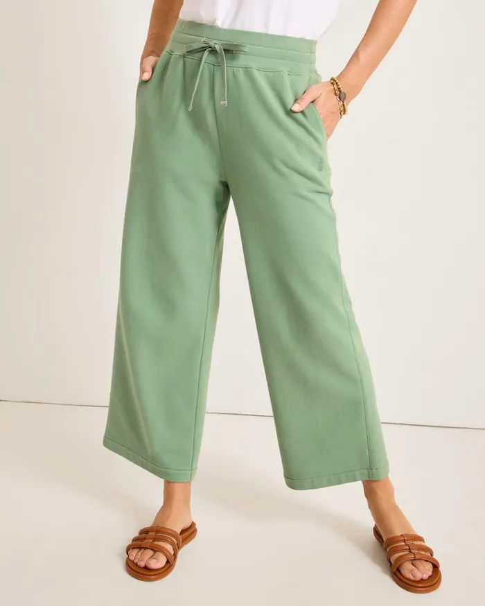 Tommy Bahama Loungewear Marina Del Mar Cropped Pants Tropical Fern 8211 Women