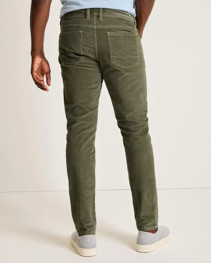 Tommy Bahama Pants and Chinos Sea Coast Corduroy 5Pocket Pants Beetle Green 8211 Men