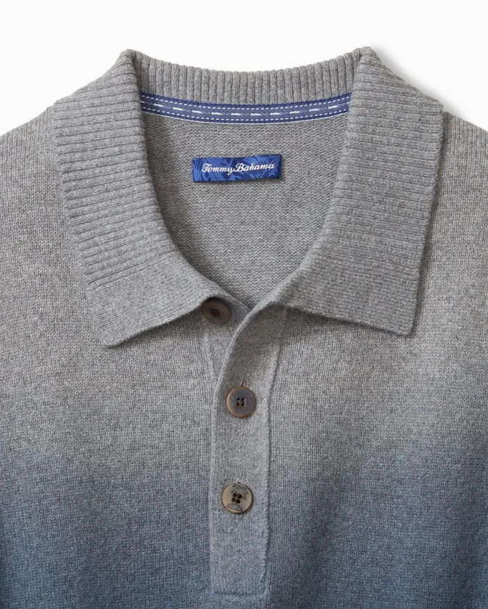 Tommy Bahama Polos Ombr DipDye Sweater Polo Dress Blues 8211 Men Tommy Bahama Polos Ombr DipDye Sweater Polo Dress Blues 8211 Men