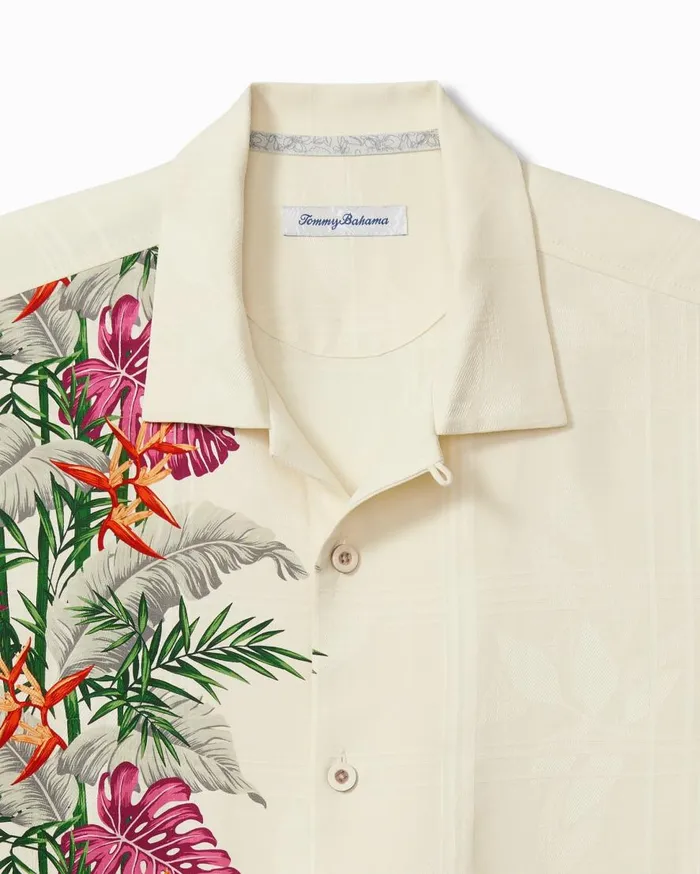 Tommy Bahama Shirts Bloom Terrace Silk Camp Shirt Vanilla Ice 8211 Men Tommy Bahama Shirts Bloom Terrace Silk Camp Shirt Vanilla Ice 8211 Men