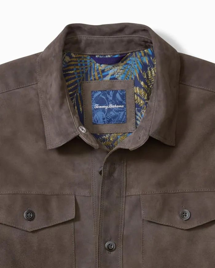 Tommy Bahama Shirts Boulder Ridge Suede Shirt Jacket Fog Grey 8211 Men Tommy Bahama Shirts Boulder Ridge Suede Shirt Jacket Fog Grey 8211 Men
