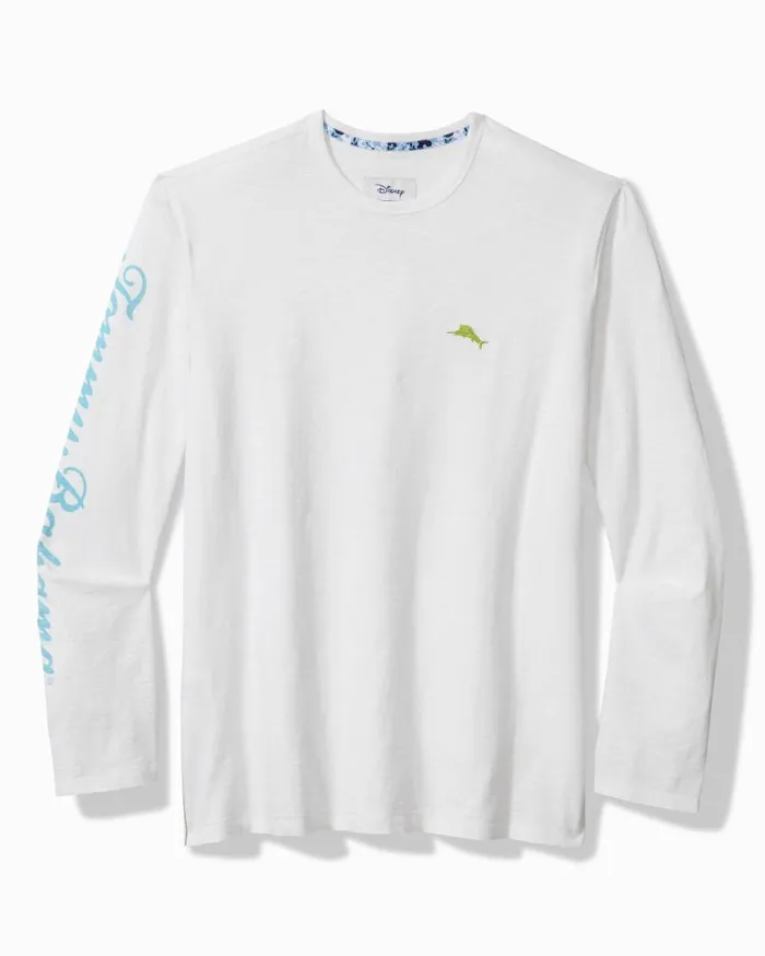Tommy Bahama Shirts Disney Postcard To Paradise LongSleeve Lux TShirt White 8211 Men Tommy Bahama Shirts Disney Postcard To Paradise LongSleeve Lux TShirt White 8211 Men