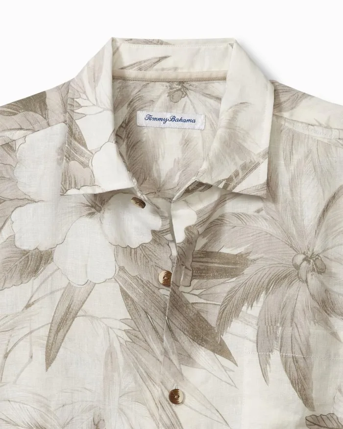 Tommy Bahama Shirts Flora Oasis LongSleeve Linen Shirt Pure Khaki 8211 Men Tommy Bahama Shirts Flora Oasis LongSleeve Linen Shirt Pure Khaki 8211 Men