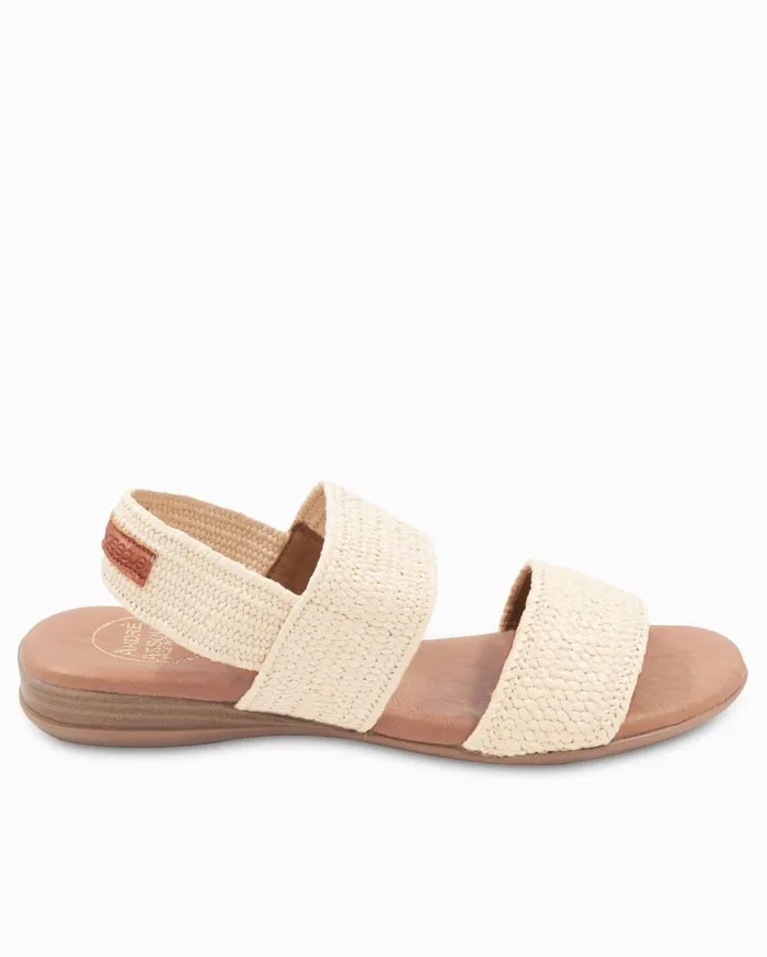 Tommy Bahama Shoes and Sandals Andr Assous Nigella Stretch Raffia Featherweights Sandals Natural 8211 Women