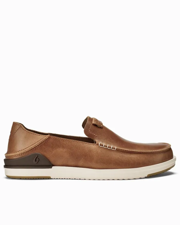 Tommy Bahama Shoes and Sandals OluKai Kkaha Leather SlipOn Shoes Fox 8211 Men
